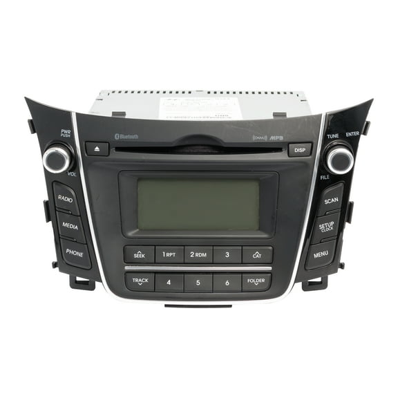 Restored 2013-2015 Hyundai Elantra AM FM Sirius XM MP3 Bluetooth CD Player 96170-A5170GU (Refurbished)
