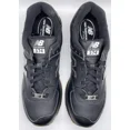 thumbnail image 3 of New Balance Mens 574 Leather Black Gum Metal ML574LEB Size 10.5 D NWOB Lifestyle, 3 of 5