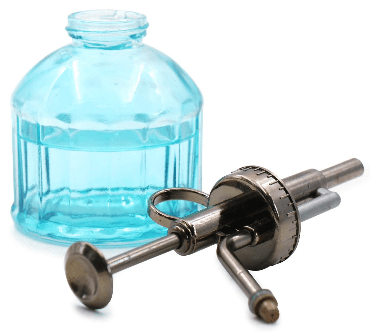 Transparent Glass Watering Spray Bottle,Plant Mister with Plastic