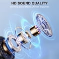 thumbnail image 6 of Tukio Bluetooth Speaker, IPX7 Waterproof Shower Speaker with Suction Cup, Mini Portable Speaker, 12H Playtime, Bluetooth 5.4, 360° Sound, RGB LED, Hands-Free Calls, Outdoor Pool Beach Gifts, Black, 6 of 10
