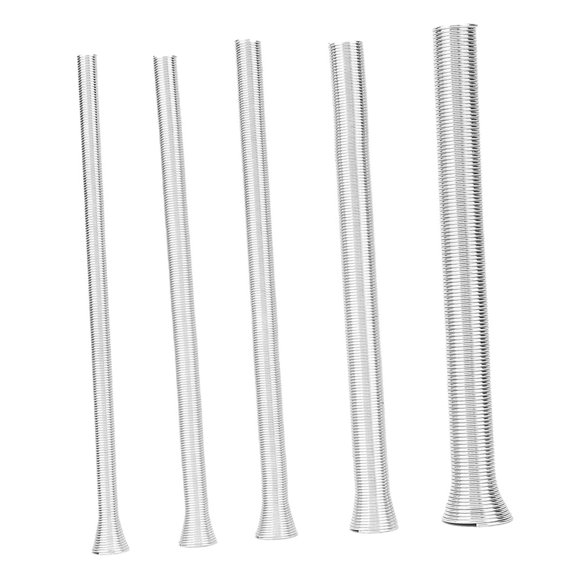Doblador De Tubos Con Resorte De Acero, Kit De Tubos Para Doblar Alambres De PVC, Uso Para Trabajos Eléctricos, 5 Piezas, 21 Cm, Súper Elástico