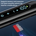 thumbnail image 3 of Outoloxit Wireless Neckband Earbuds Bluetooth 5.3 with Noise Cancellation, Heavy Bass, Digital Display, Magnetic Adsorption, 600mAh Battery, Support TF Card for Sports, Running, Gym, Travel, 3 of 6