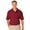 Burgundy, variant on BlueGeneration Mens Solid Wicking Polo - Graphite Large Solid