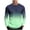 Mint Green, variant on gbyLJF Men's Long Sleeve Crewneck Shirts Gradient Printed Casual Comfy Tees Regular Fit Fall Sweatshirts