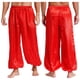 thumbnail image 3 of Trajes de Cosplay árabe de Halloween para hombre, bombachos con adornos dorados y cintura elástica, pantalones sueltos, disfraz de danza del vientre, pantalones de satén Príncipe, 3 of 5