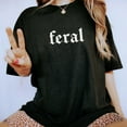 thumbnail image 4 of NTKHub Feral Women Comfort Colors Shirt, Feral Human T-shirt, Feral Mama Tee, Funny Gen X Shirt, Funny Gift For Mom, Mother's Day Gifts, 4 of 7