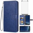 thumbnail image 1 of Mobile Phone Cover for Samsung S8, Cover Premium Pu Leather Tpu Flip Cover Magnetic Closure Card Compartment Stand Function Wallet with Lanyard Protective Cover, 1 of 7
