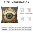 thumbnail image 5 of COMIO  Throw Pillow Set - Evil Eye Pillow Covers - Gold Velvet Accent Pillows - Unique Home Decor Cushions - Amulet Protection Against Misfortune, 5 of 5