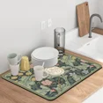 thumbnail image 4 of Alfombrillas absorbentes para secar platos, escurridor de mesa, resistente al calor, antideslizante, para cocina, 4 of 5
