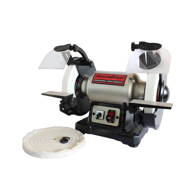 Amoladora de mesa y pulidora Bucktool TDS-200DS de 8 pulgadas y 1/2 HP