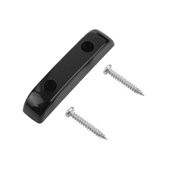 LOOKSEVEN 1Piece Black Bass Thumb Rest Finger Rest with Mounting Screw for Bass Electric Guitar