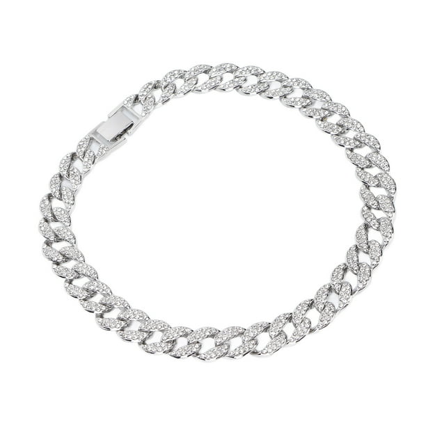 Collar Cubano De Miami Para Hombre, Joyería De 16 Pulgadas, Cadena De Eslabones De Hip Hop