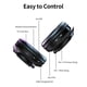thumbnail image 4 of Audífonos plegables Bluetooth 5.0 Audífonos inalámbricos y con cable con luz de respiración Soporte Eccomum  Negro, 4 of 7