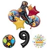 Mayflower Products Captain Marvel 9th Birthday Party Supplies Jubilee Balloon Bouquet Decorations