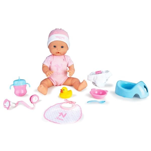 Por adelantado Contiene aves de corral Baby Doll with Accessories Nenuco Sara Famosa (42 cm) Pink - Walmart.com