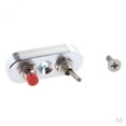 thumbnail image 1 of Interruptor De Palanca De Control De Manillar De Motocicleta De Aluminio 2pcs Interruptores De Arranque De Bocina Healight En Botón De Apagado, Plata Baoblaze Interruptor de manillar de motocicleta, 1 of 8