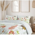 thumbnail image 6 of Ambesonne Honey Bee Duvet Cover Set, Flourishing Botany View, 2-Calking, Apple Green Vermilion, 6 of 7
