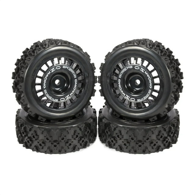 VONKY Durable Wheel Rims Tyre For 1/10 TT02 TT01 On-Road Vehicles Wear-resistant Black