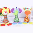 thumbnail image 4 of Juguete de peluche llamativo súper suave, 4 estilos, elefante divertido, forma de Animal, juguetes chirriantes para bebé para el hogar, 4 of 5