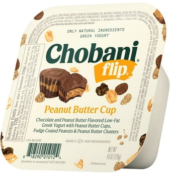 Chobani Flip Low- Greek Yogurt, Peanut Butter Cup 4.5 oz