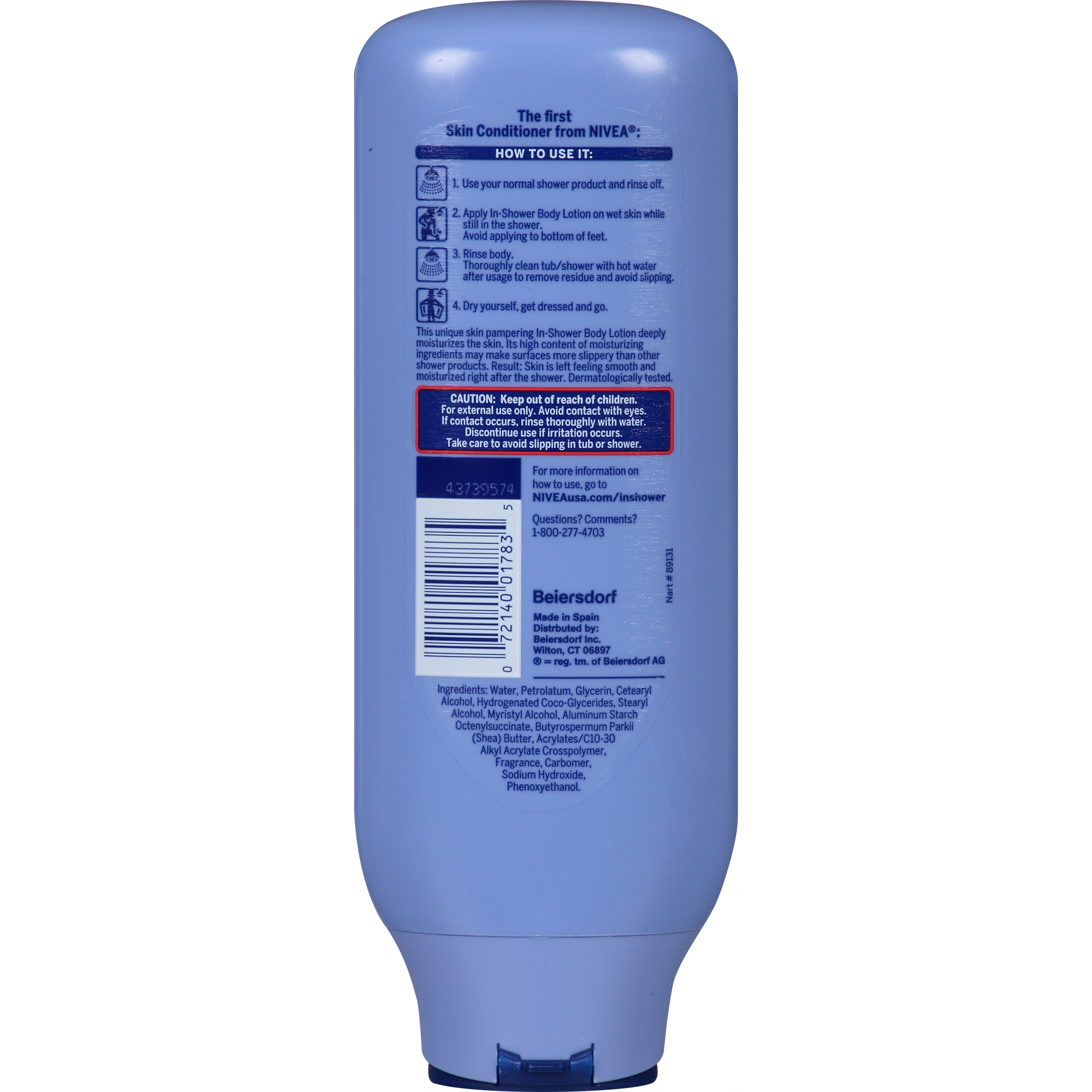 NIVEA In-Shower Smoothing Body Lotion 13.5 fl. oz. - image 2 of 3