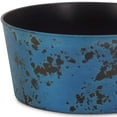 thumbnail image 4 of 12" Blue Recycled Plastic Indoor Outdoor Round Pot Planter, 4 of 5