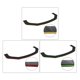 thumbnail image 4 of Kit de cuerpo de labio de parachoques delantero de coche de 3 piezas parachoques ABS, 4 of 6