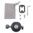 thumbnail image 2 of Panoramic Rotating Base, Strong Locking UNC 3/8in Screw Hole Camera Quick Release Base Clamp  for Camera Stabilizer, 2 of 7