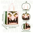 thumbnail image 3 of Halloween Ghost Festival Horror Emoji Pumpkin Head Non-Woven Wrapping Candy Tote Gift Bags, 3 of 9