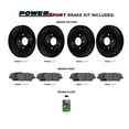 thumbnail image 2 of Power Sport Front Rear Brakes and Rotors Kit |Front Rear Brake Pads| Brake Rotors and Pads|Ceramic Brake Pads and Rotors BBCC.59008.02, 2 of 6