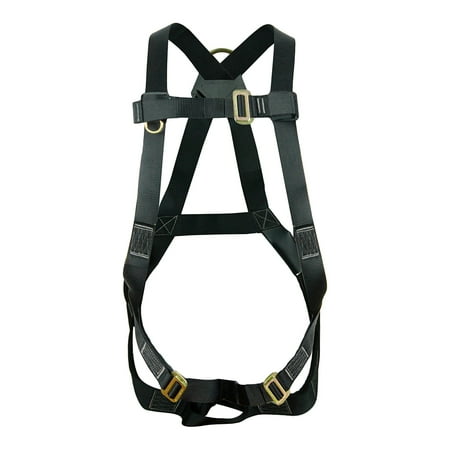 Ameristep Full Body Safety Harness - Fusion Climb Vertigo Basic Full Body Adjustable Zipline Harness 23kN M-L Black
