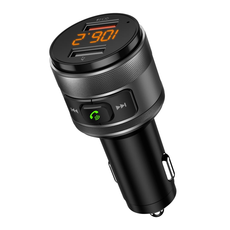 Bluetooth FM Transmitter for Car,Wireless Bluetooth FM Radio Adapter