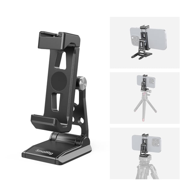 Adaptador de liberación rápida SMALLRIG 4611 para trípode para teléfono
