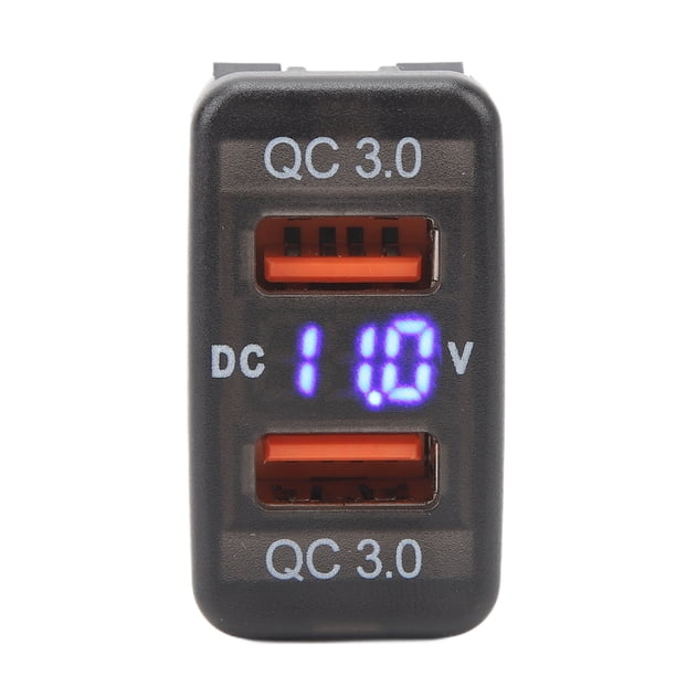 Adaptador de corriente para automóvil, cargador con dos puertos USB, enchufe para cargador con dos puertos USB, enchufe para cargador con puerto USB, elaborado por expertos
