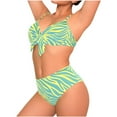 thumbnail image 2 of Tankini para mujer, estampado, talla grande, camisola ajustada, informal, de moda, conjuntos de bikini, traje de baño de dos piezas para mujer, trajes de baño tankini para mujer, traje de baño de 2 pi, 2 of 4