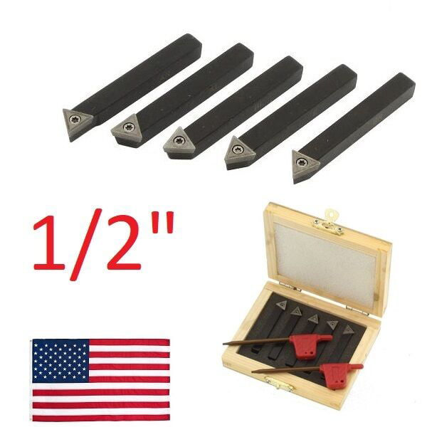 3/8" and 1/2" shanks Indexable Carbide Tool Bit Sets With 30pcs Ins 3 Sets 1/4" 