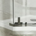 thumbnail image 6 of Topcobe 36" D X 36" W X 72" H Frameless Shower Door Corner Shower Enclosure with Clear Tempered Glass Pivot Shower Door, Glass Shower Door, Walk In Shower Kit, Bathroom Glass Door, Chrome Finish, 6 of 6