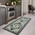 thumbnail image 2 of Wonnitar 2'x6' Boho Tribal Runner Rug,Vintage Kitchen Runner Rug, Soft Non Slip Washable Laundry Room Mat Indoor Throw Hallway Floor Carpet Runner for Bathroom Entryway Bedroom, 2 of 7