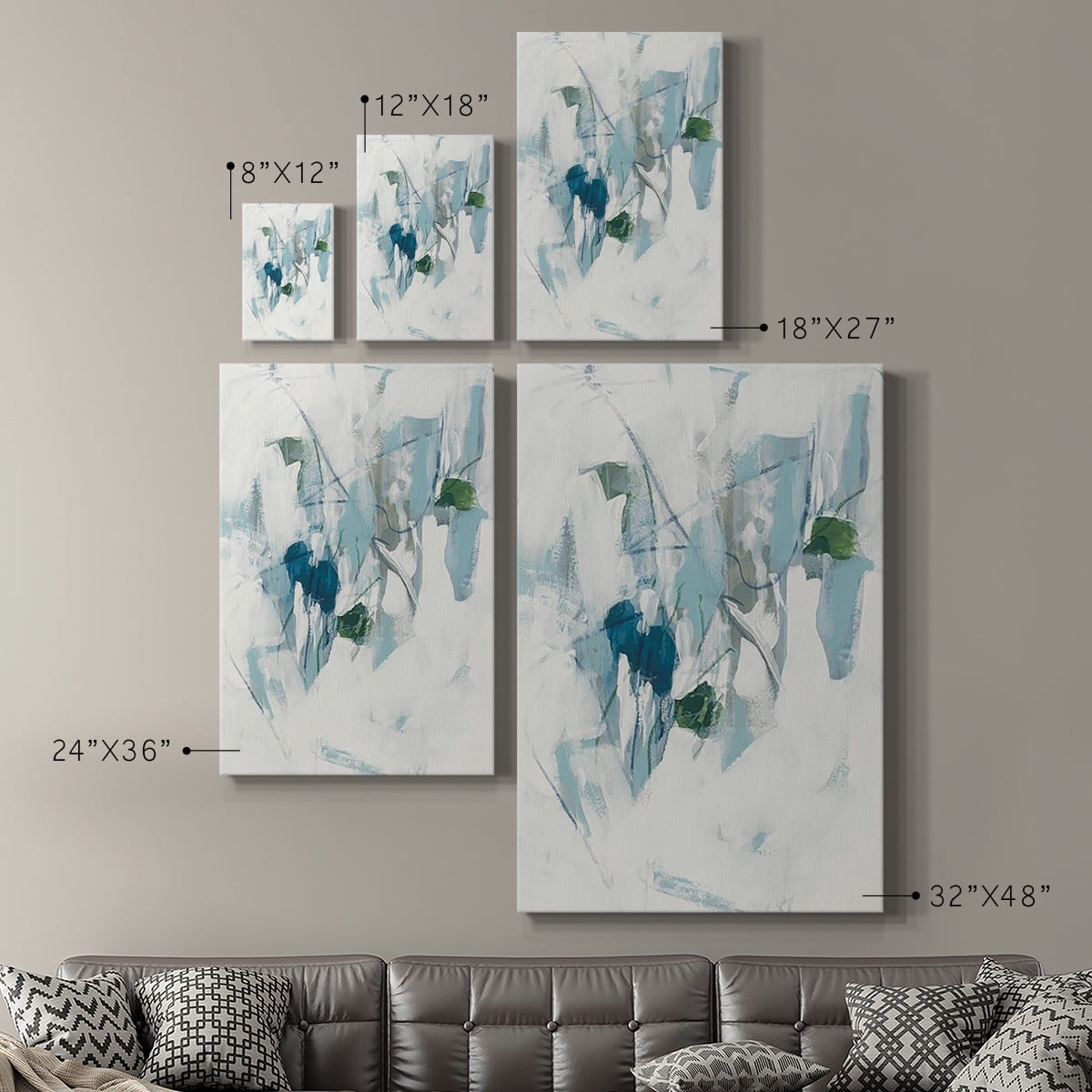 Ice Cavern II Premium Gallery Wrapped Canvas - Ready to Hang