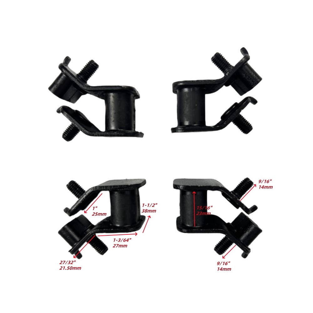 POWER PRODUCTS 4PCS Anti-Vibration Mounts with nuts for Predator 5000-Watt Dual-Fuel Inverter Generator (Compatible with SKU 71367, 70143)