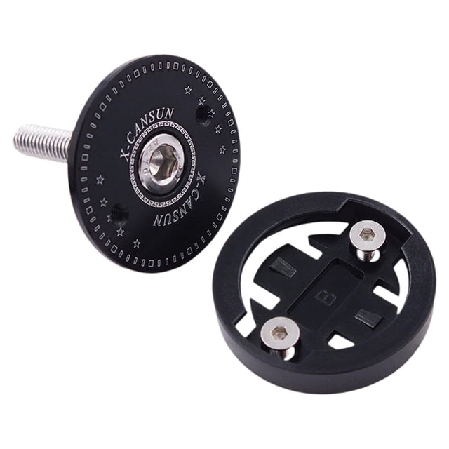 Tapa protectora para potencia de bicicleta, soporte para ciclocomputador, piezas de bicicleta, accesorios, aluminio para Negro