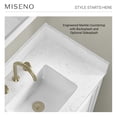 thumbnail image 3 of Miseno MN241V30MPW Lucerne 30" Single Basin Vanity Set - Dark Maplewood, 3 of 7