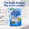 thumbnail image 2 of Earth Breeze Laundry Detergent Sheets, Fresh Scent Eco Sheets, 32 Count, 64 Loads (4 Pack), 2 of 5