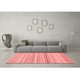 thumbnail image 3 of Ahgly Company Indoor Rectangle Abstract Red Modern Area Rugs, 2' x 4', 3 of 4