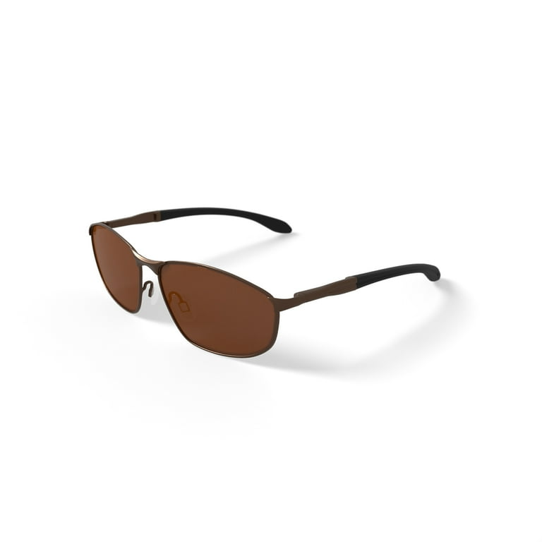 Dna Polarized Rx'able Sunglasses, Unisex, A3003, Brown, 64-13-131