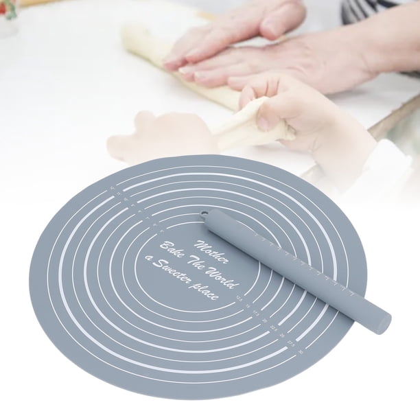 Pin De Rodillo Que No Es De Palo, Juego De Masa De Silicona Panaderos De Cocina De La Cocina De La Casa, Cortador De Masa, Alfombra Para Hornear Para Cocinar En El Hogar