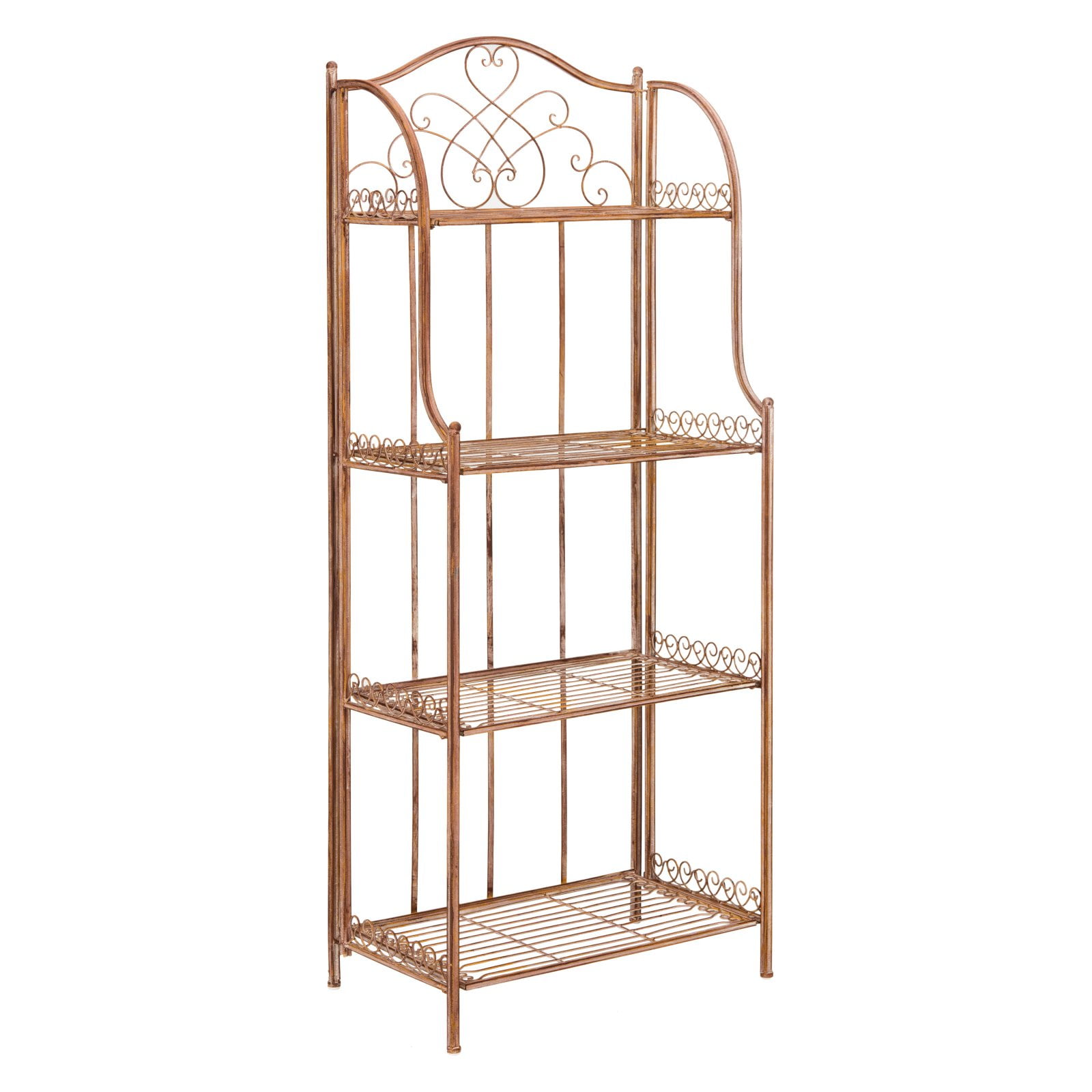 Safavieh Amaris Wrought Iron 4 Tier Outdoor Bakers Rack