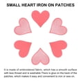 thumbnail image 4 of Uxcell Hearts Patches Hot Pink Iron-On Patch Sew Embroidered Applique 2.8x2.68 Inch Clothing Repair Backpack 20Pcs, 4 of 6