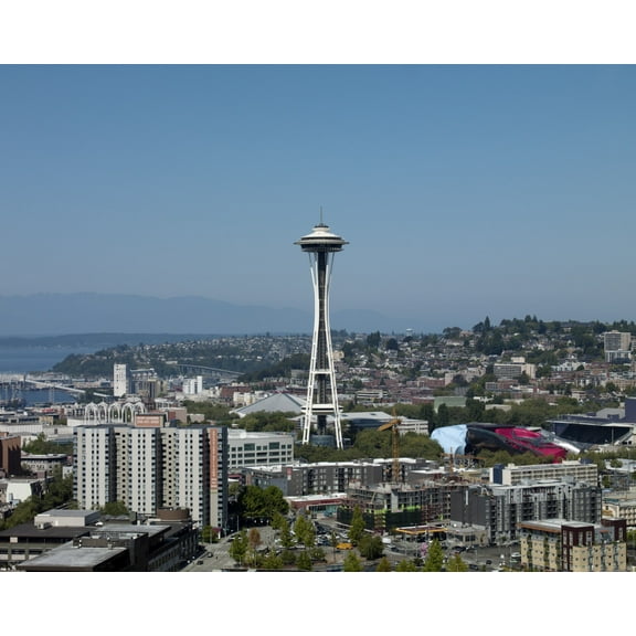 Print: View Of Space Needle, Seattle, Washington, 2006