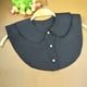 thumbnail image 2 of Cuello falso desmontable Alt Ropa Dickey suéter blusa media camisas para trajes de negocios ropa accesorios de ropa Black 2 Pack Inevent AP008266-06B, 2 of 5